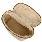 TEDDY beige cosmetic bag chest