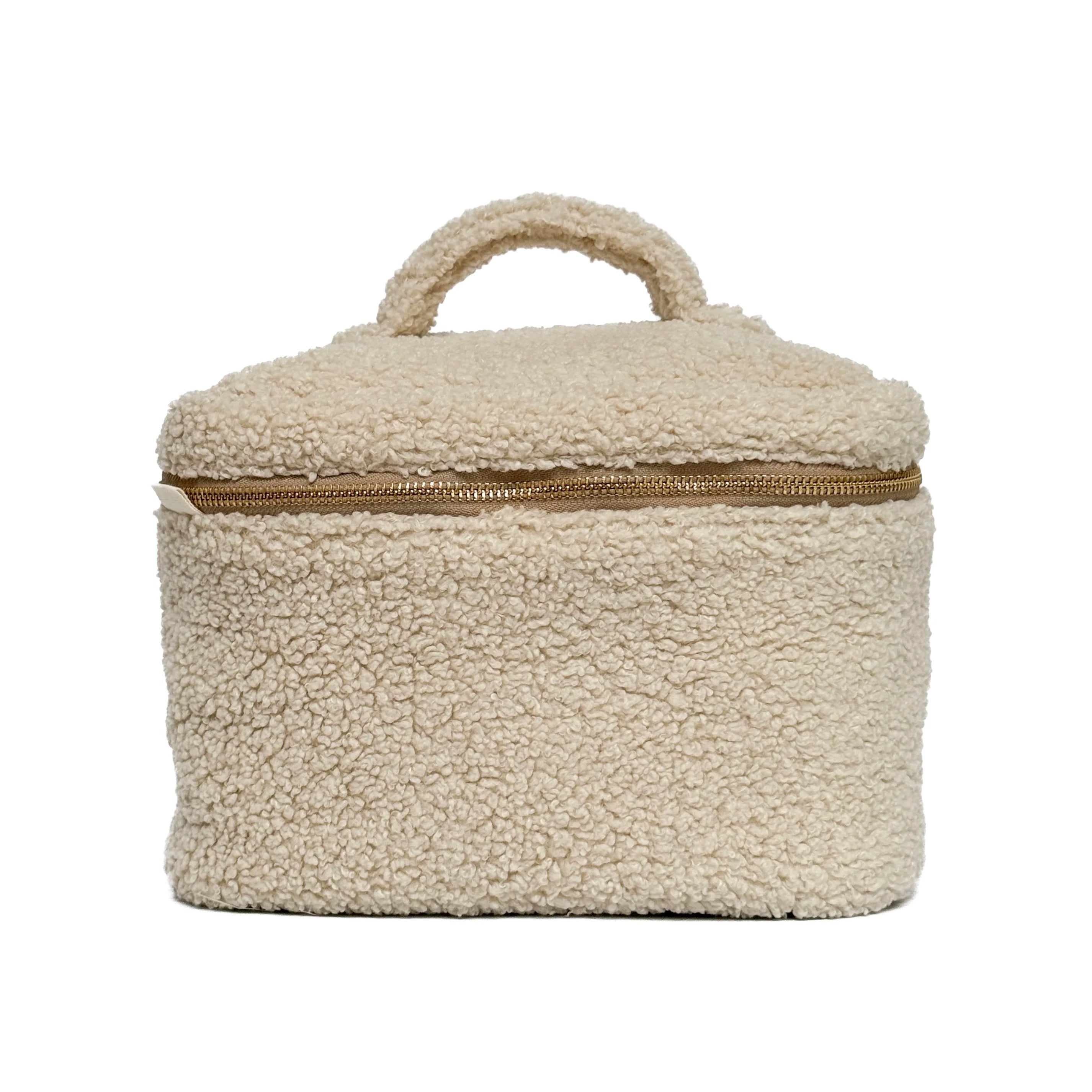 TEDDY beige cosmetic bag chest