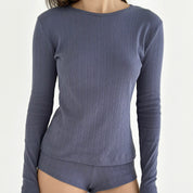 Ribana longsleeve (without button) blue