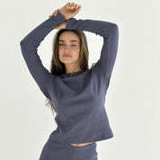 Ribana longsleeve (without button) blue