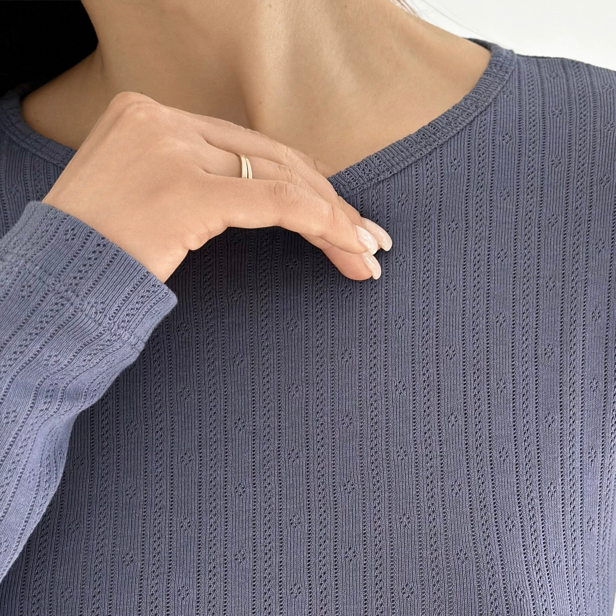 Ribana longsleeve (without button) blue