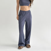 Ribana wide pants blue