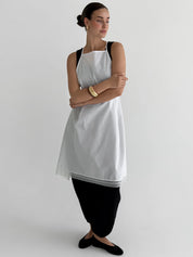 Apron cambric white one size