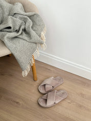 Women's slippers HS-VL velour Latte
