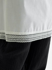 Apron cambric white one size
