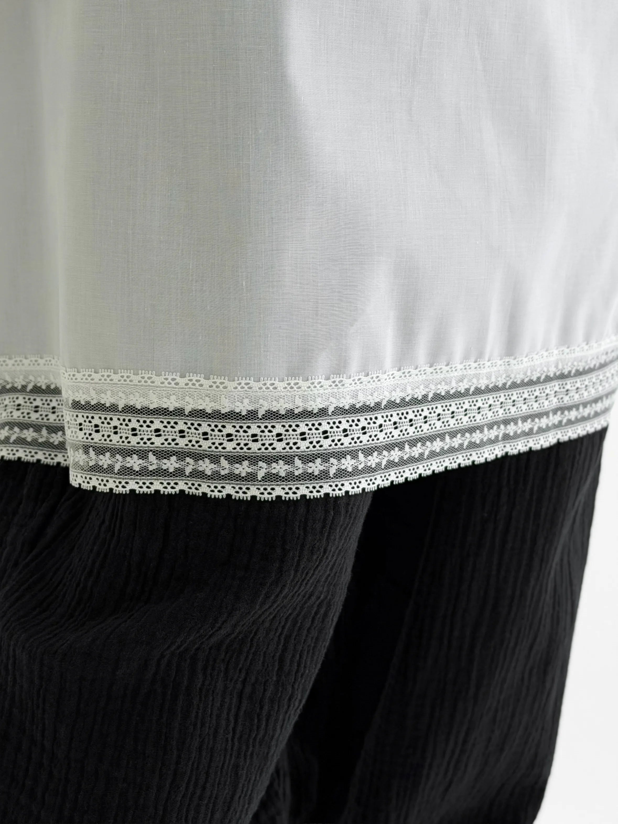 Apron cambric white one size