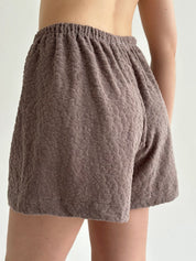 Shorts Mono terry Zoo brown