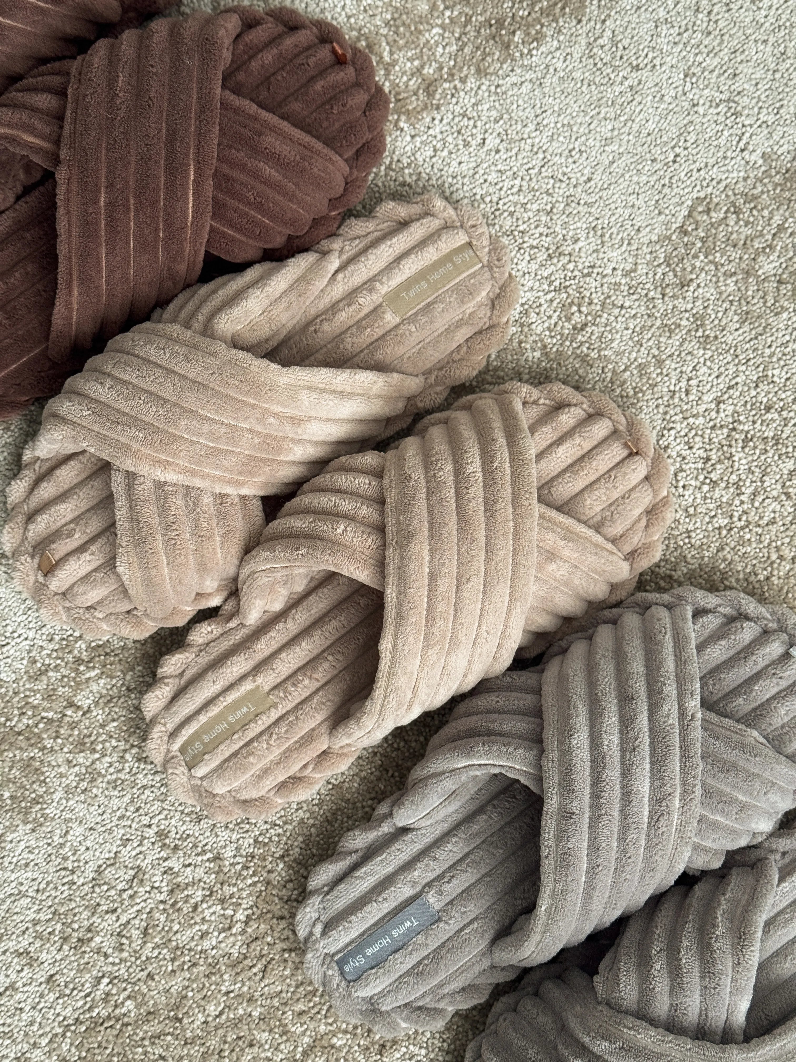 Women's slippers HS-Puffy grey