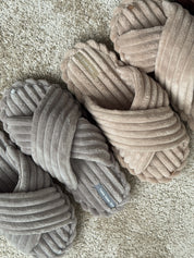 Women's slippers HS-Puffy grey