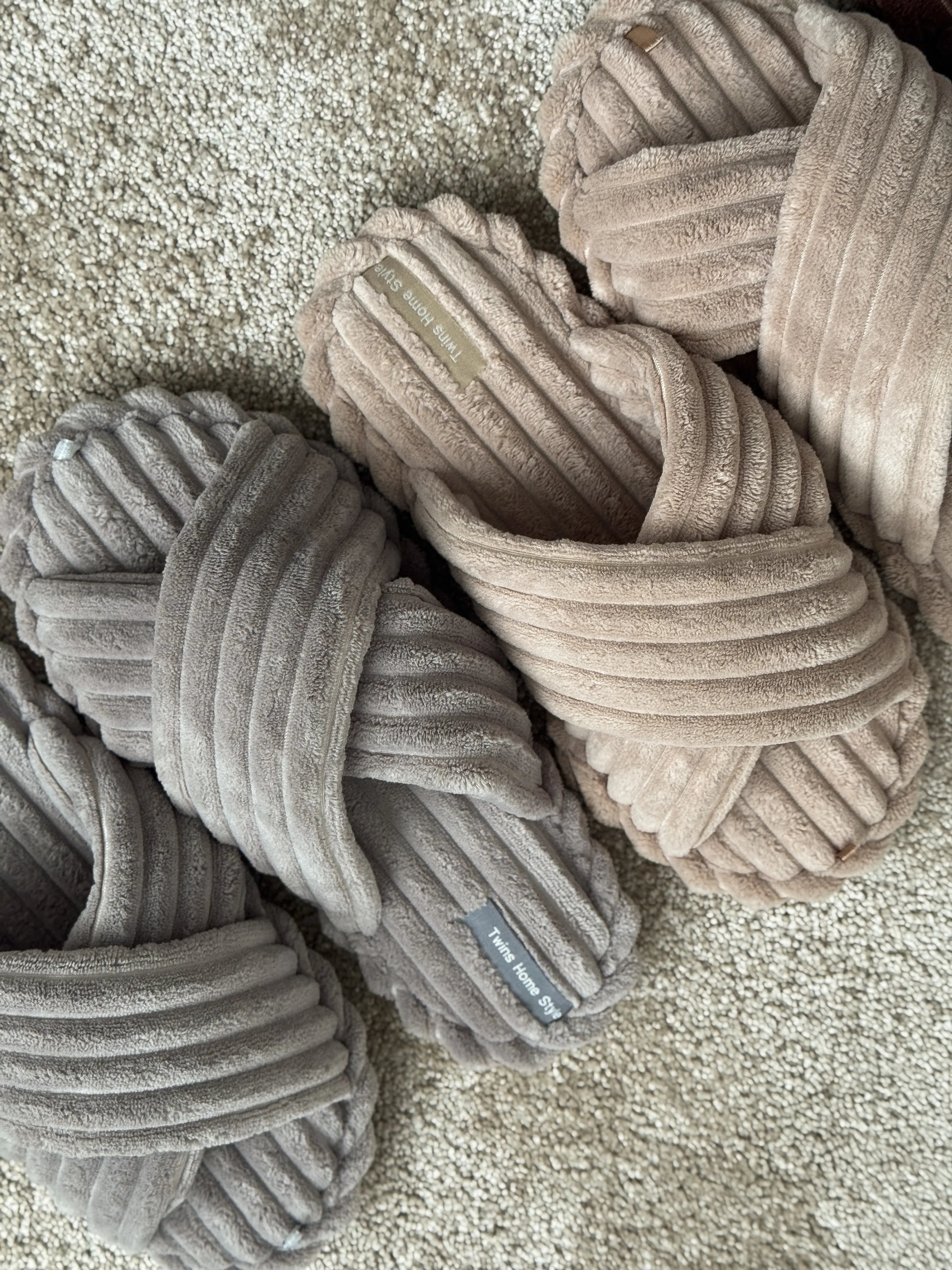 Women's slippers HS-Puffy grey
