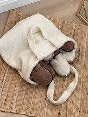 Men's slippers Teddy brown
