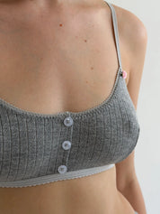 Underwear Top anthracite ribana