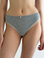 Underwear panties Thongs anthracite ribana