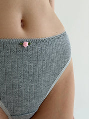 Underwear panties Thongs anthracite ribana