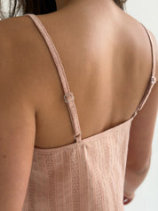 Suit batiste T-shirt and shorts beige/powder