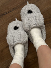 Women's slippers HS-LUX ANIMALS dog gray