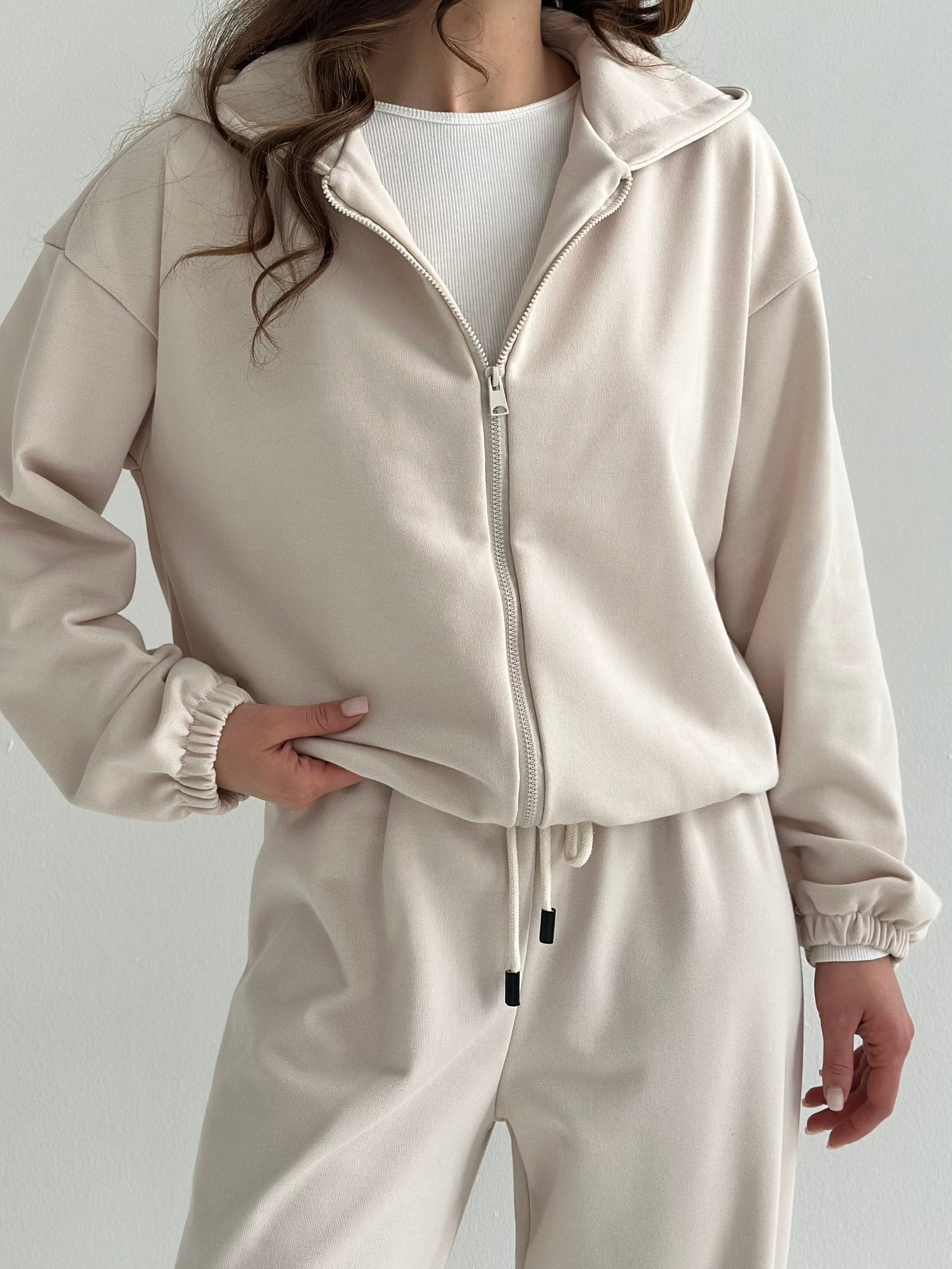 Suit Jacket and Pants 2-thread milky