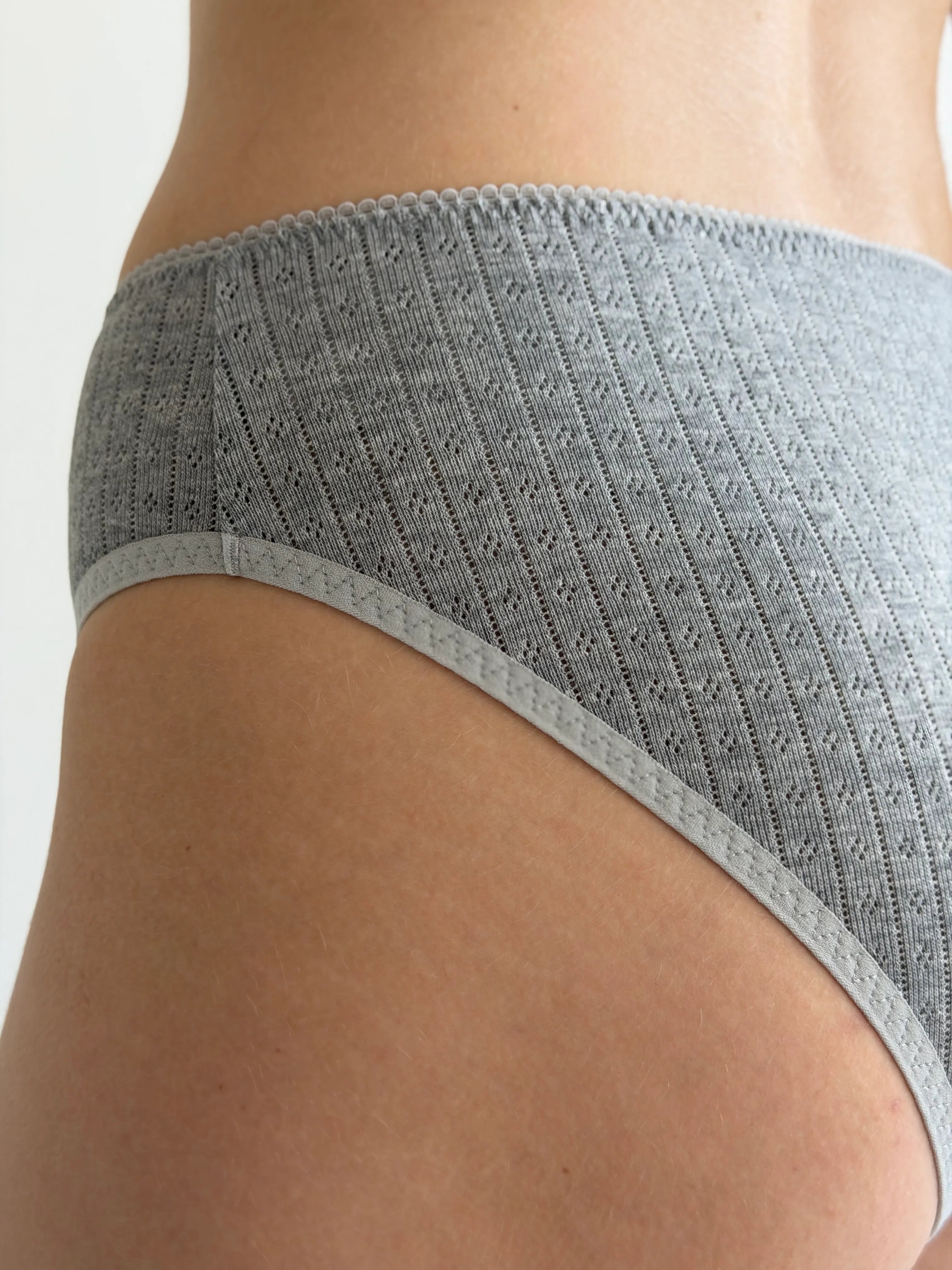 Underwear panties Slips anthracite ribana