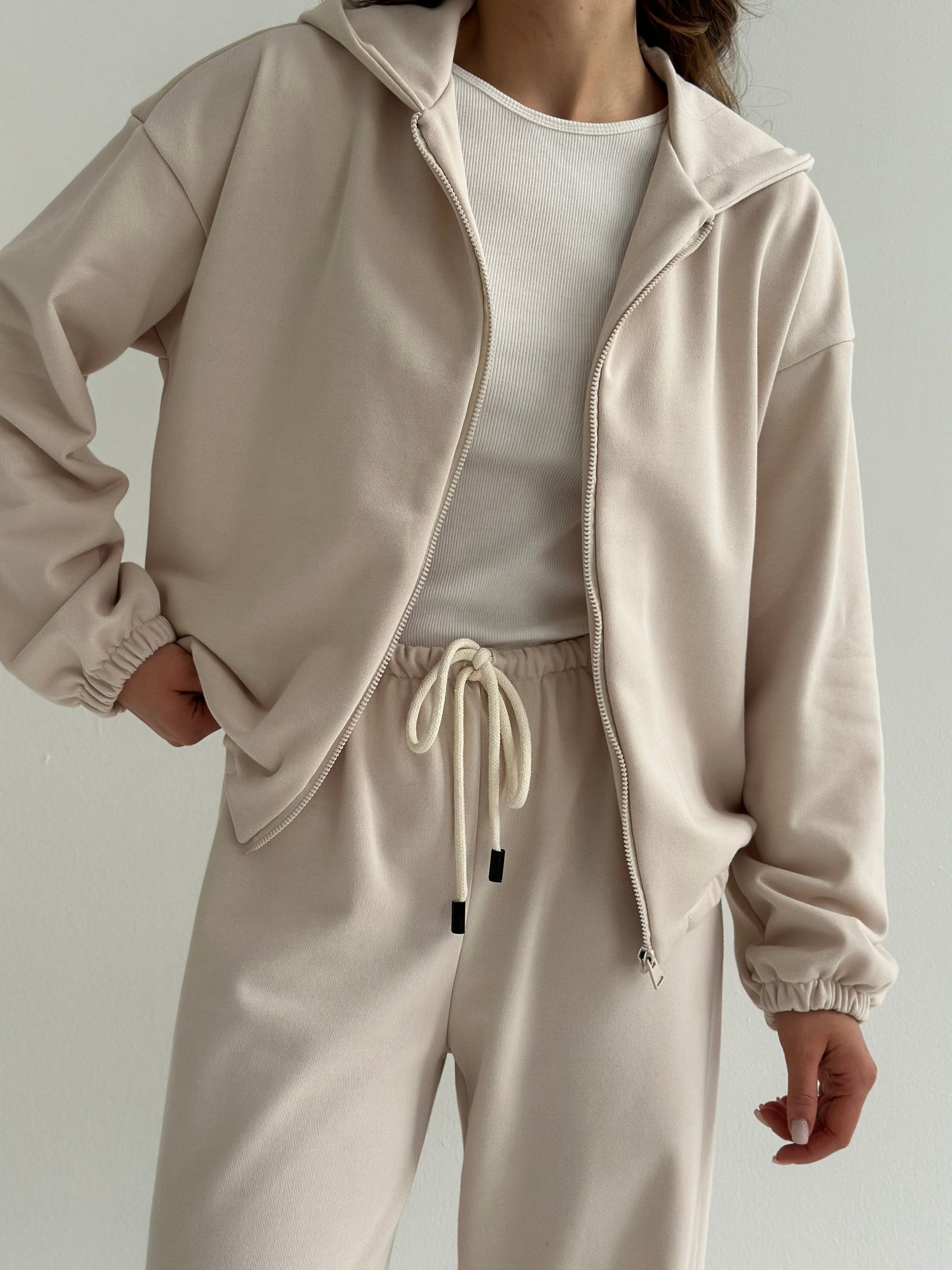 Suit Jacket and Pants 2-thread milky