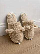 Men's slippers Teddy milk