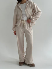 Suit Jacket and Pants 2-thread milky