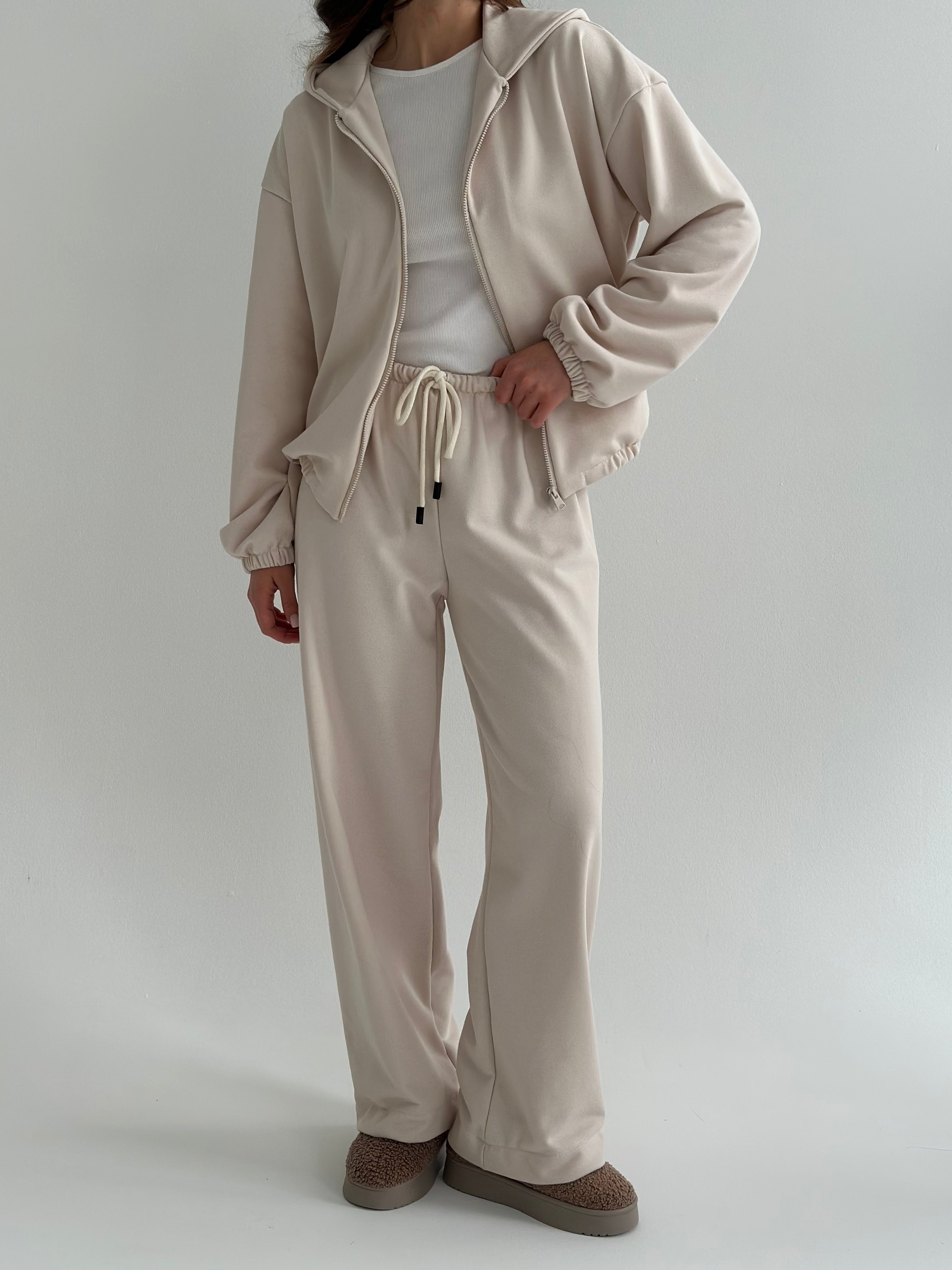 Suit Jacket and Pants 2-thread milky