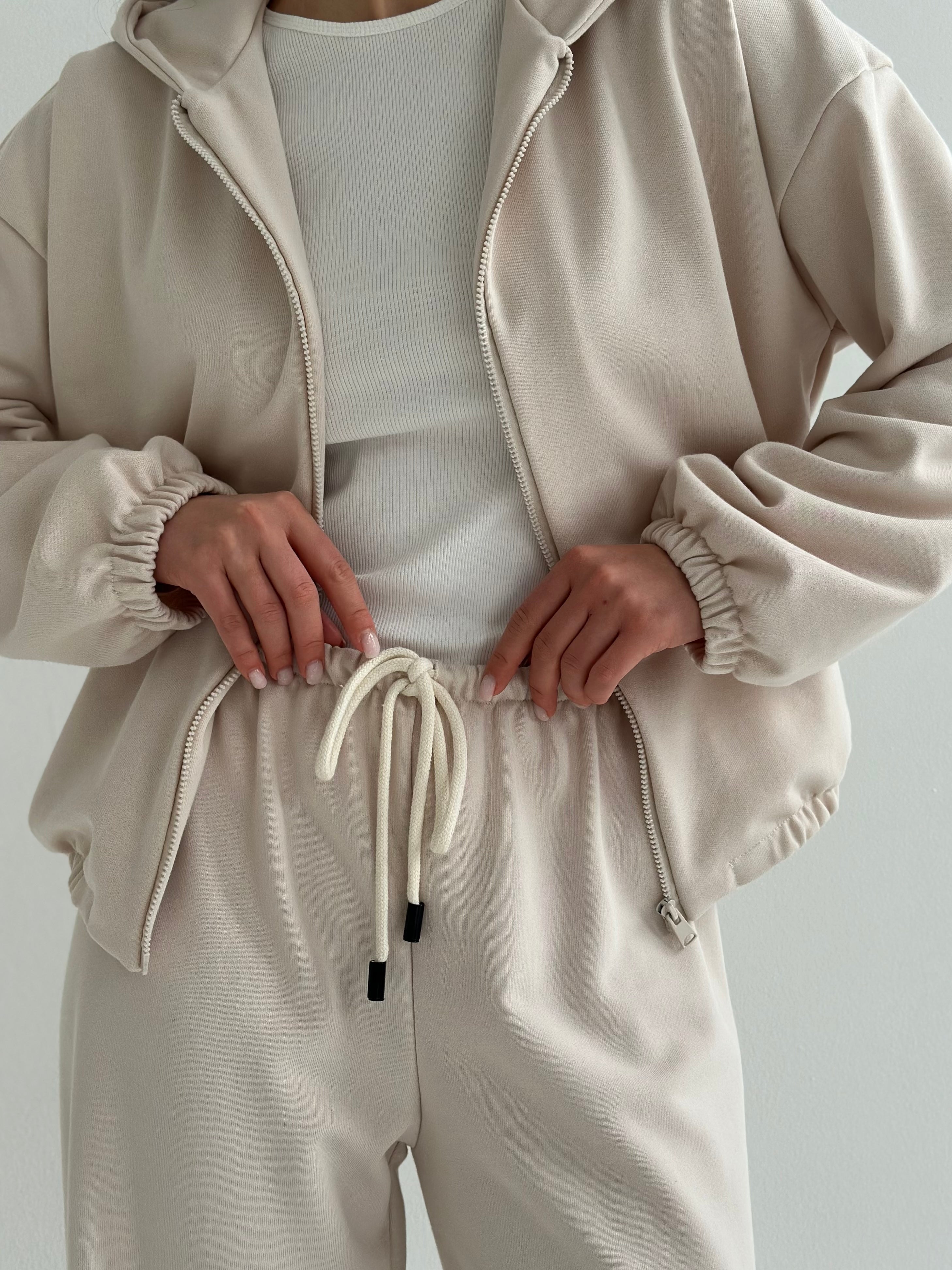 Suit Jacket and Pants 2-thread milky