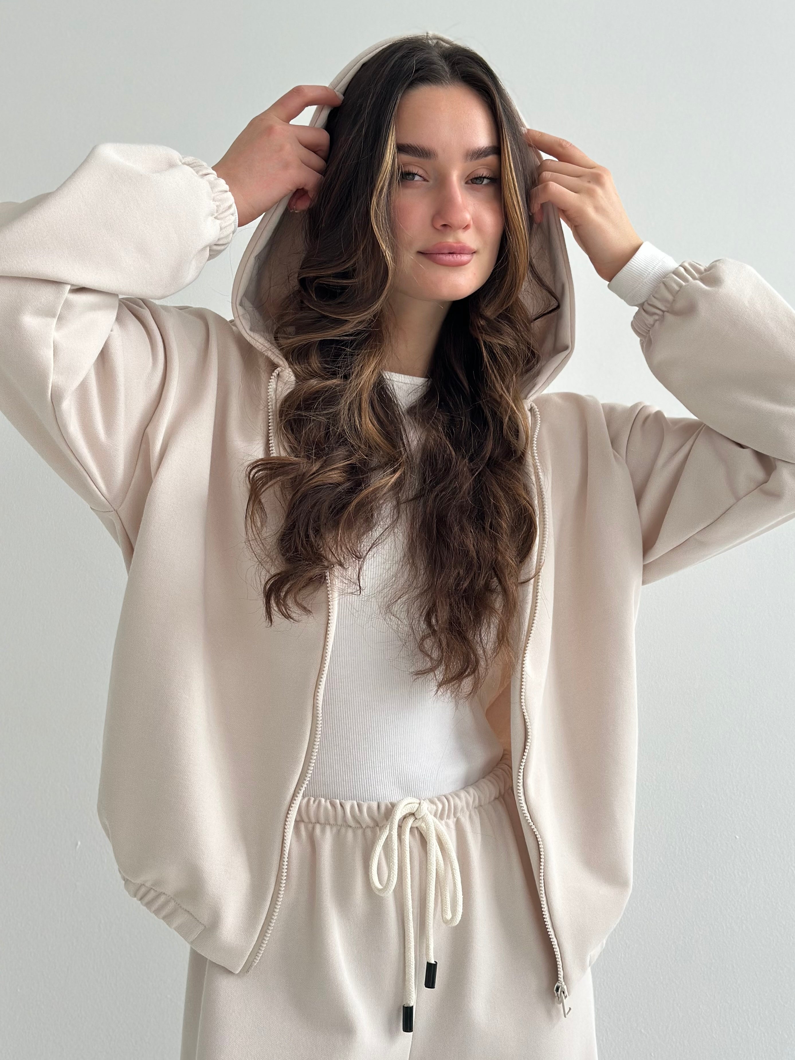 Suit Jacket and Pants 2-thread milky