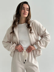 Suit Jacket and Pants 2-thread milky
