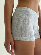 Ribana Set Strappy Top and Mini Shorts gray