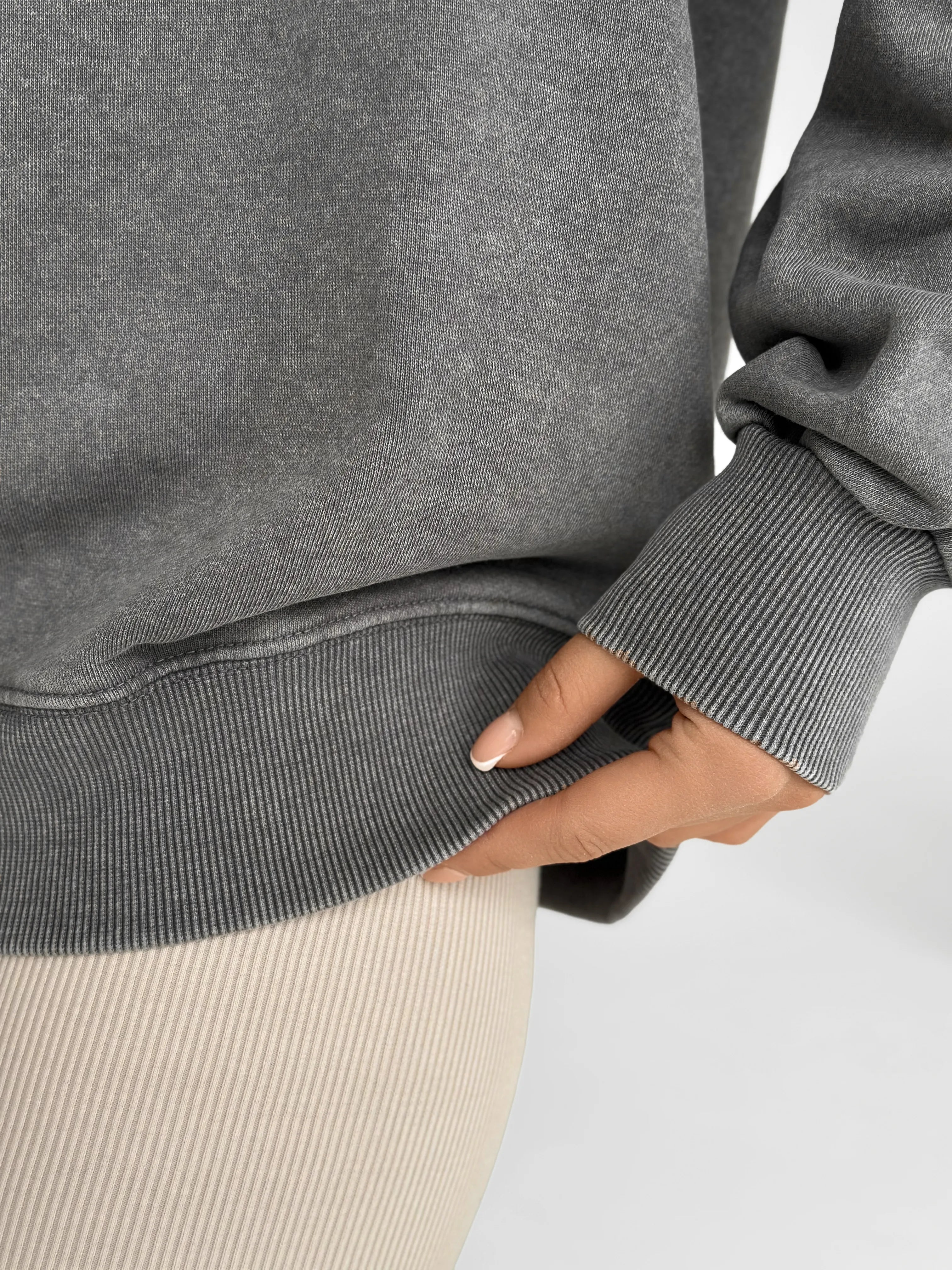 Sweatshirt graphite boiled