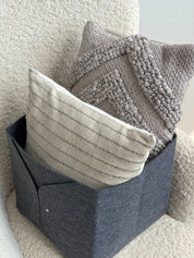 Felt box slipper basket
