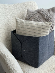 Felt box slipper basket