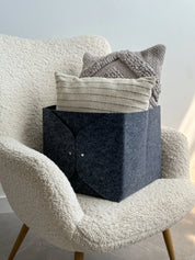 Felt box slipper basket