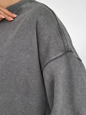 Sweatshirt graphite boiled
