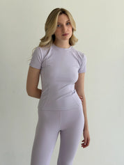 Yoga t-shirt lavender