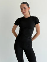 Yoga t-shirt black
