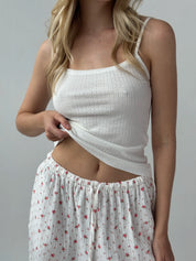 Muslin Pants Harem Pants flower 2-sl