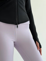 Yoga zippered sweatshirt black