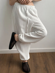Pants Mono Harem pants muslin white 2-layer