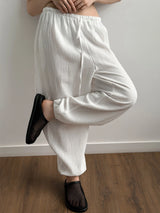 Pants Mono Harem pants muslin white 2-layer