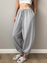 Pants Mono Harem pants muslin gray 2-layer
