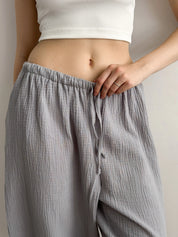 Pants Mono Harem pants muslin gray 2-layer