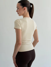 Yoga t-shirt milky