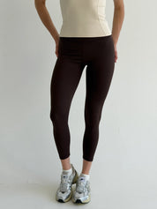 Brown yoga leggings