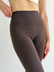 Brown yoga leggings