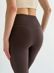 Brown yoga leggings
