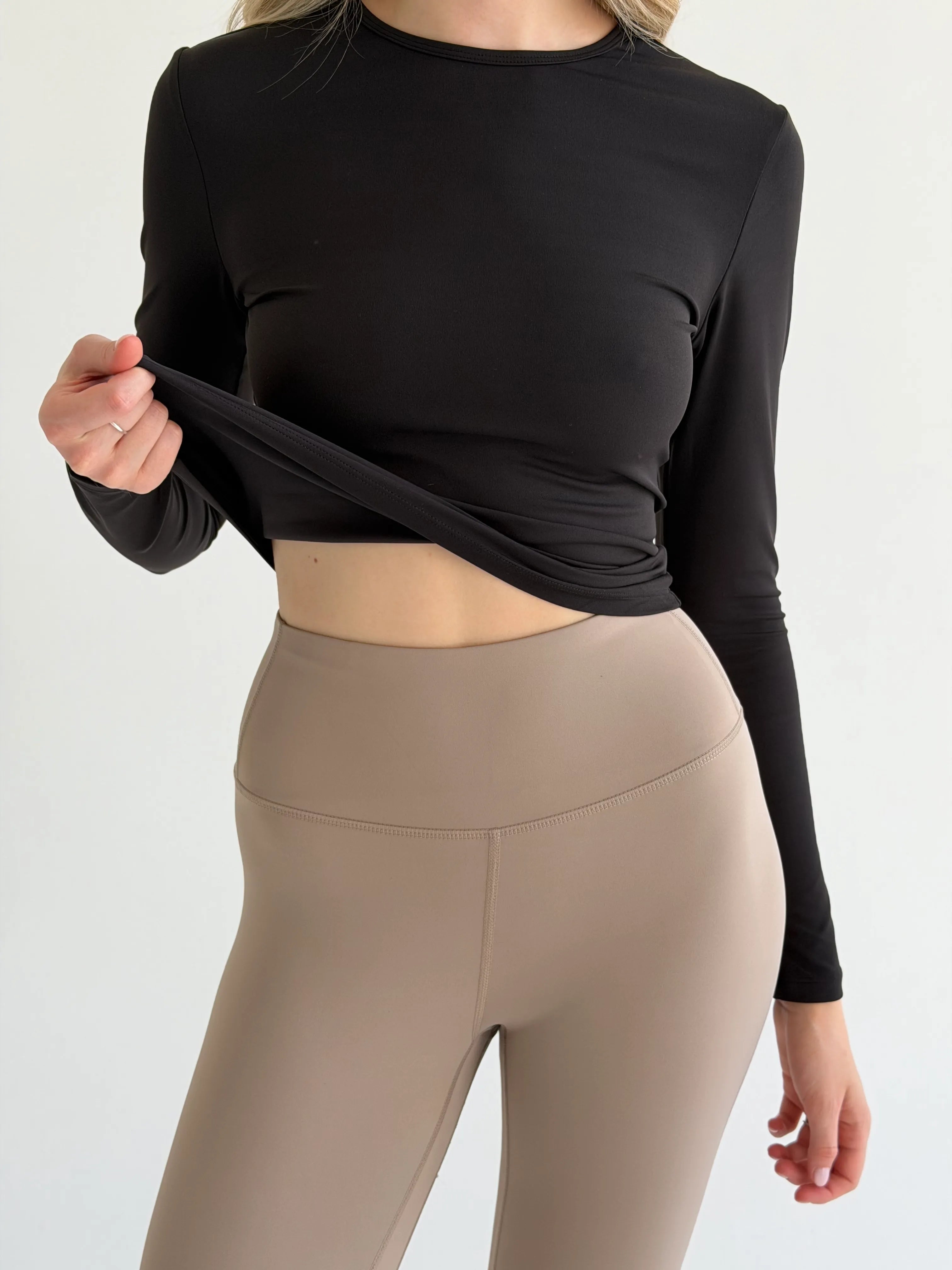 Yoga longsleeve black