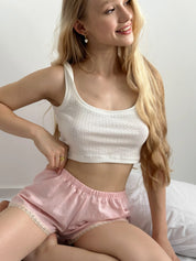 Ribbed top mini milk