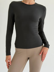Yoga longsleeve graphite